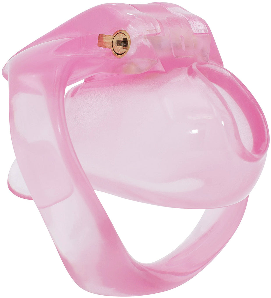 Nub pink transparent House Trainer V4 chastity device.