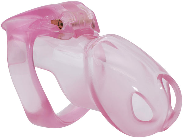 Standard pink transparent House Trainer V4 chastity device.