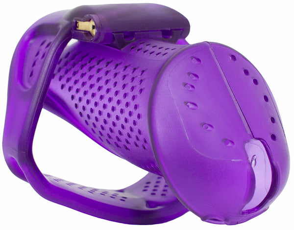 Standard size purple HoD373 male chastity device