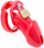 Red HoD600 male chastity device
