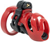 Standard red PC1 male chastity device