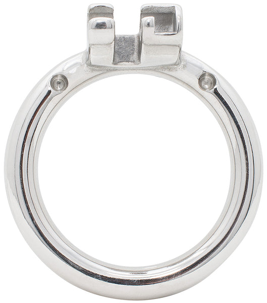45mm stainless steel S200 circular chastity device back ring.