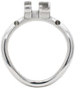 50mm stainless steel S200 curved chastity device back ring.