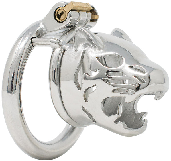 The Cub chastity cage in small size with a circular ring
