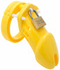 Yellow HoD600 male chastity device